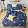 RUIKASI RKSB-0382 100% Navy with star bedding bed sheet sets duvet cover set cotton bedding set 100% cotton