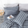RUIKASI RKSB-0369 Modern Stripe Duvet Cover Set - 3 Pics Ultra Soft microfiber bedding set