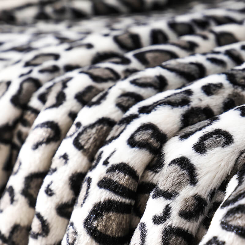  RKS-0104 High Quality Aminal Print Flannel Fleece Sherpa Throw Blanket Super Soft 