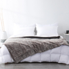 RKS-0303 Discharge-print Faux Fur PV Fleece Blanket for Bed & Sofa