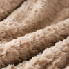 RKS-0125 130 x180cm Brushed Fake Fur Hooded Throw Fur Sherpa Hooded Throw Blanket