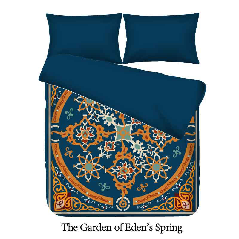 Ruikasi 2020 August New Design The Garden of Eden's Spring For Blanket and Bedding Set