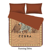 Ruikasi 2020 August New Design Running Zabra For Blanket and Bedding Set