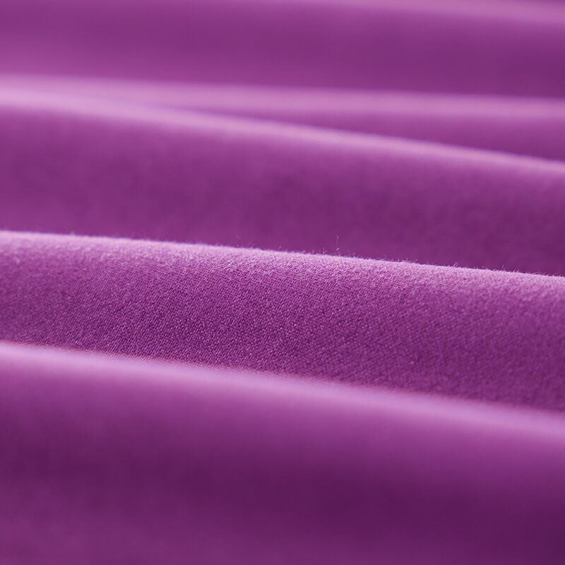 RUIKASI RKSB-0302 Home Textile Solid Purple 4PC Set Bedding Sheet Set