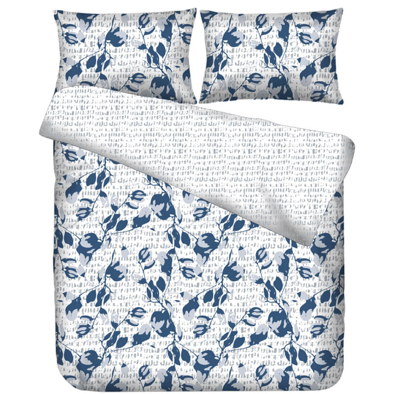 Ruikasi 2021 January New Design Enchanting Blue For Blanket and Bedding Set
