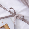 RKSB-0296 White Butterfly Tie 100% Cotton Duvet Cover Set Bed Sheet Flat Sheet